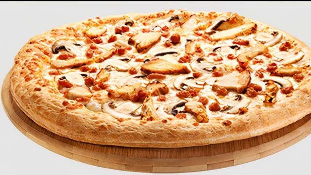 Chicken Ranch Pizza.