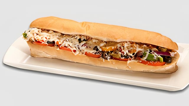 Custom Veggie Sub.